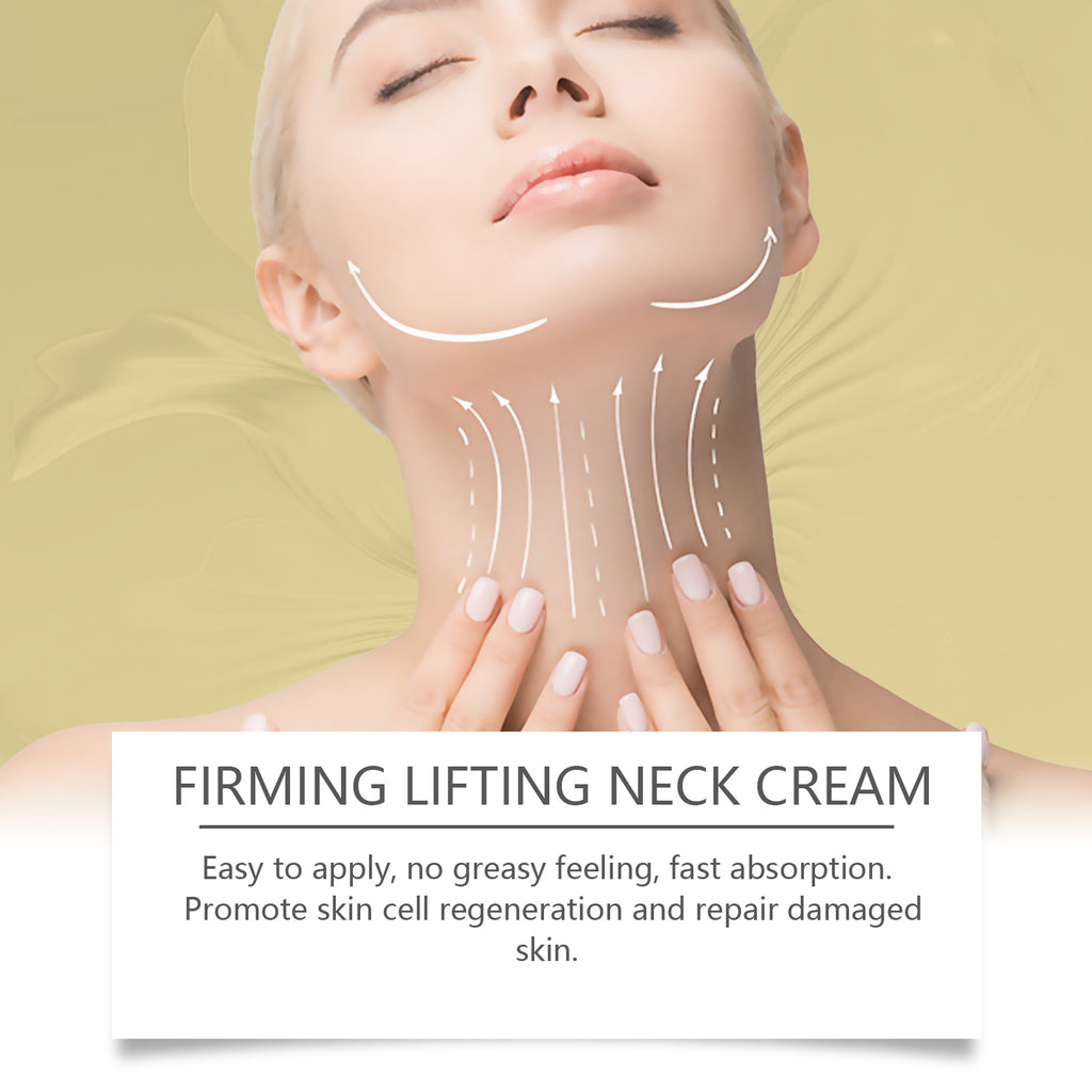 Neck Firming Roller Cream for Hydration and Wrinkle Reduction