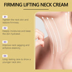 Neck Firming Roller Cream for Hydration and Wrinkle Reduction