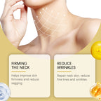Neck Firming Roller Cream for Hydration and Wrinkle Reduction
